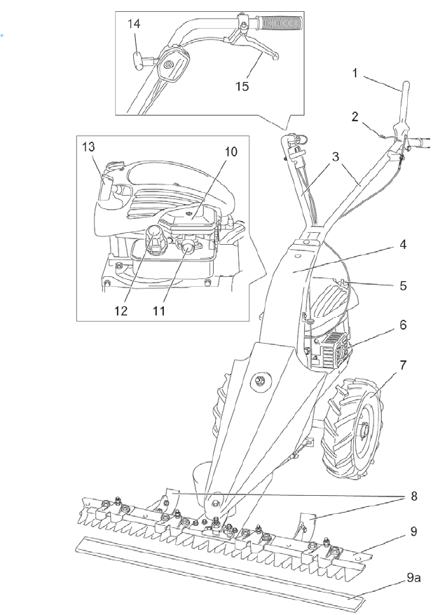 Teil 1 - Kupplungsgriff (für Schneidwerkzeug)