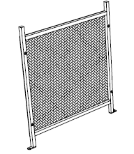 Borddel C - Bordändpanel