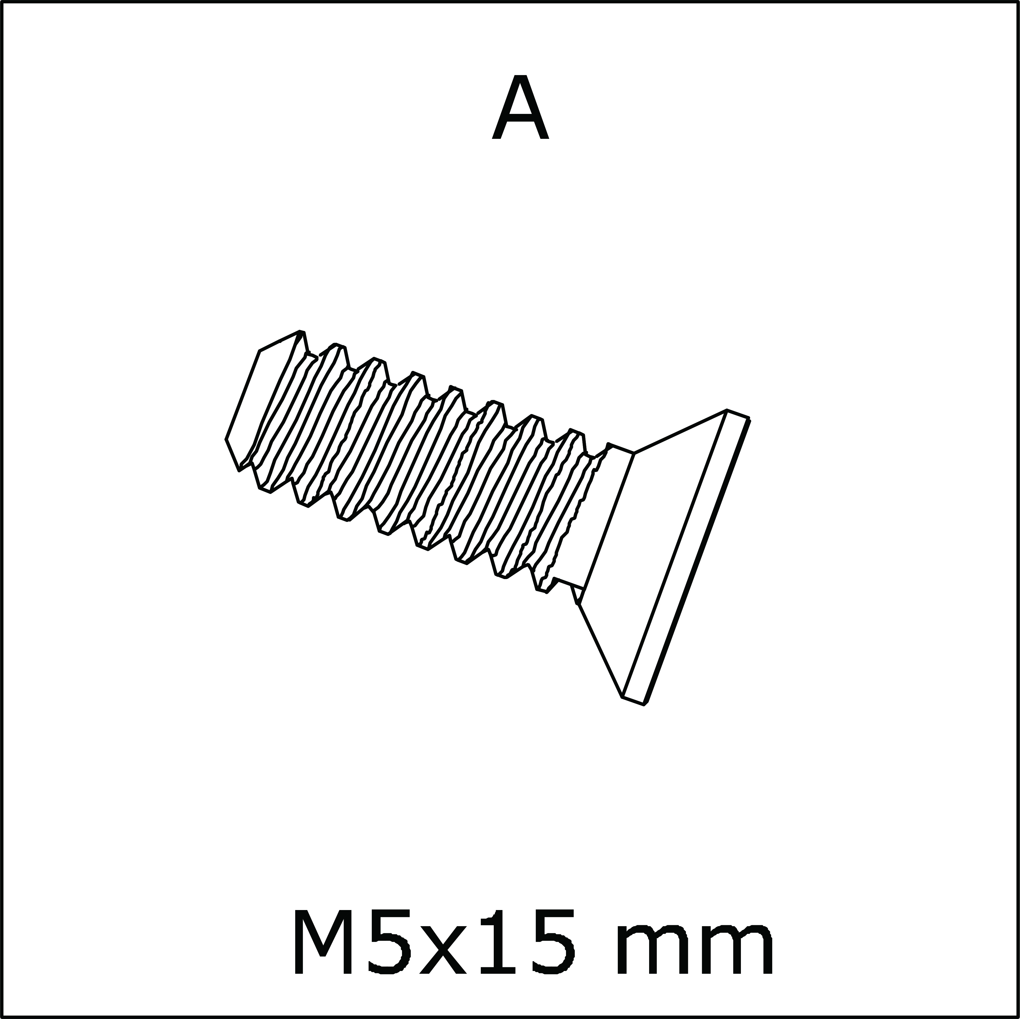 A) M5x15mm