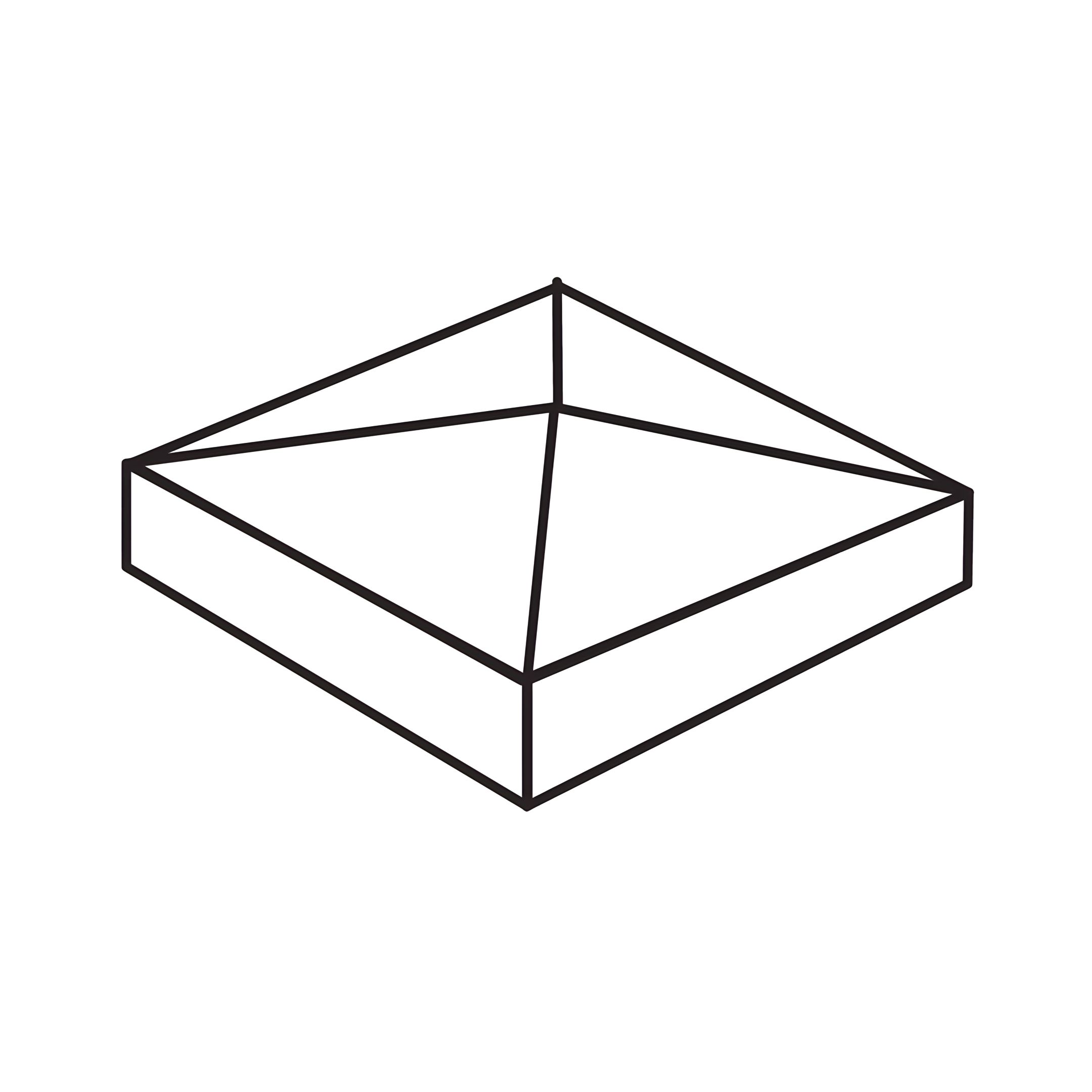 Parte de Cerca de Canto G - Topo de Poste de Cerca