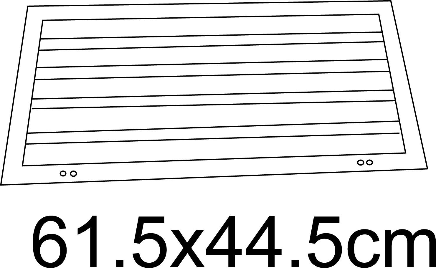 Parte E - Paraspruzzi del piano di lavoro