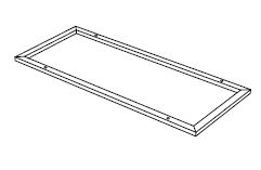 Parte del Tavolo B - Telaio del Braciere del Tavolo