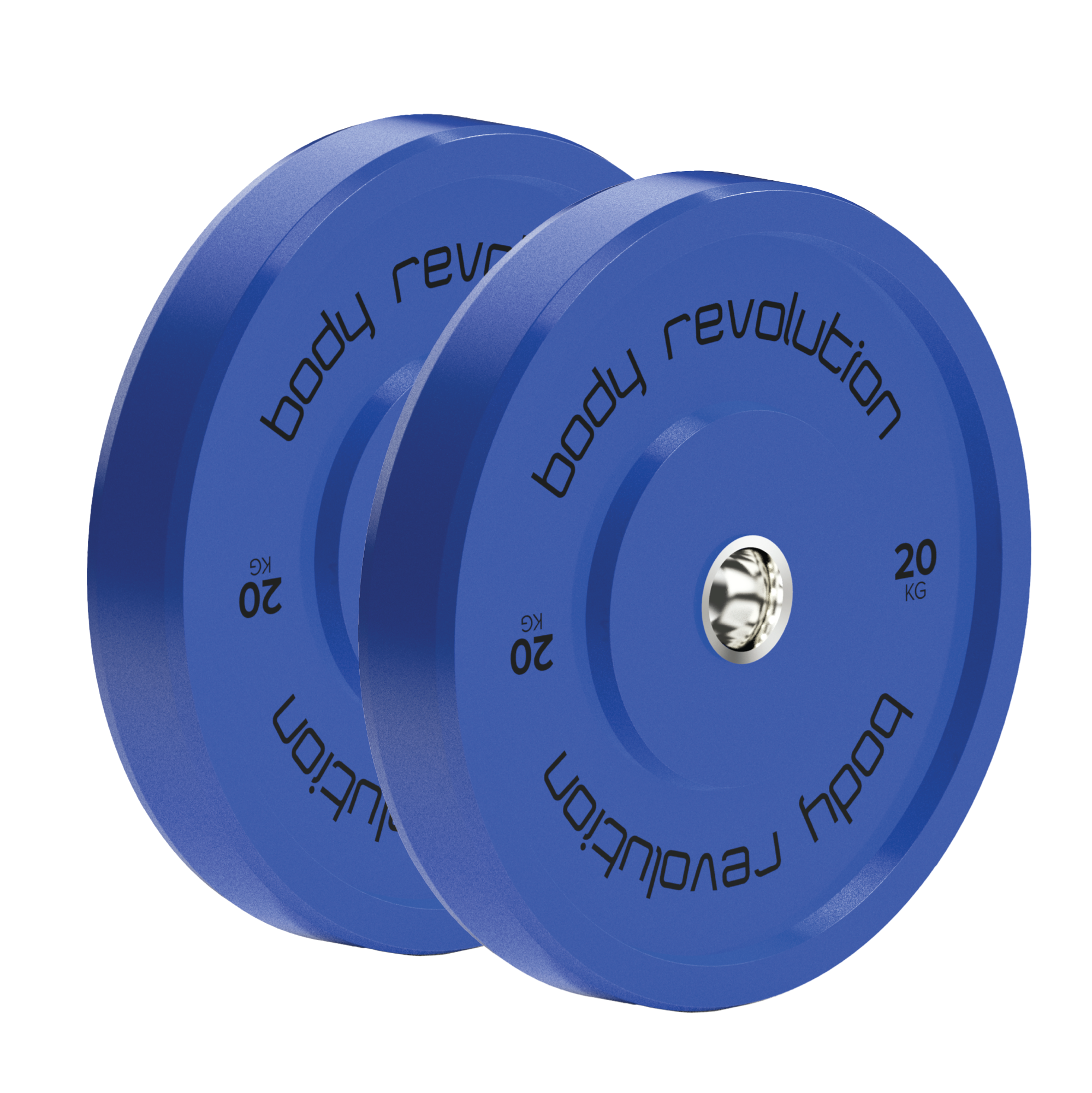 Weight Plate Bumper Colour 20kg Pair