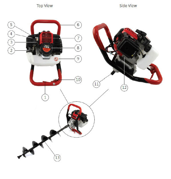 T-Mech Broca de Terra