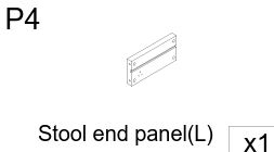 Stool End Panel (L)