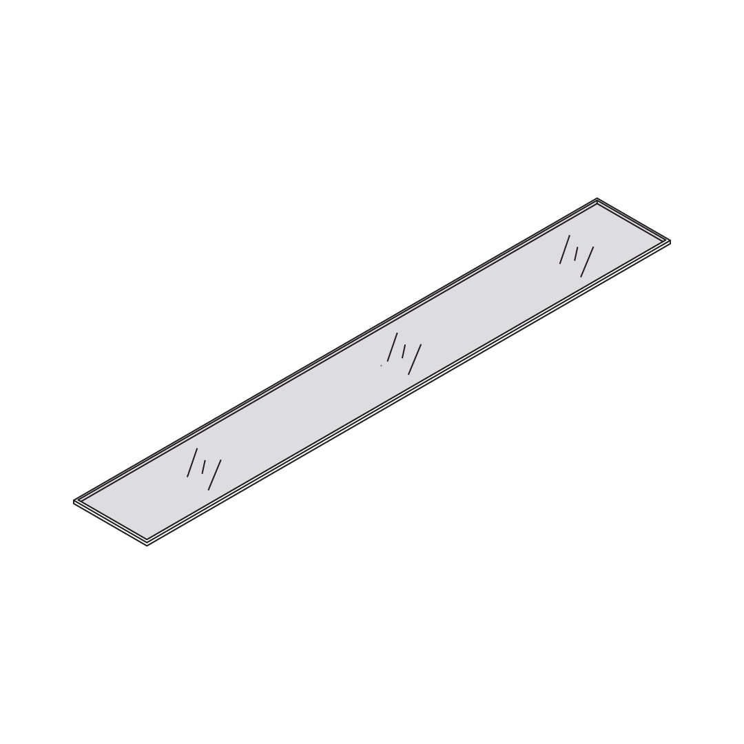 7 - Panel de Vidrio Frontal