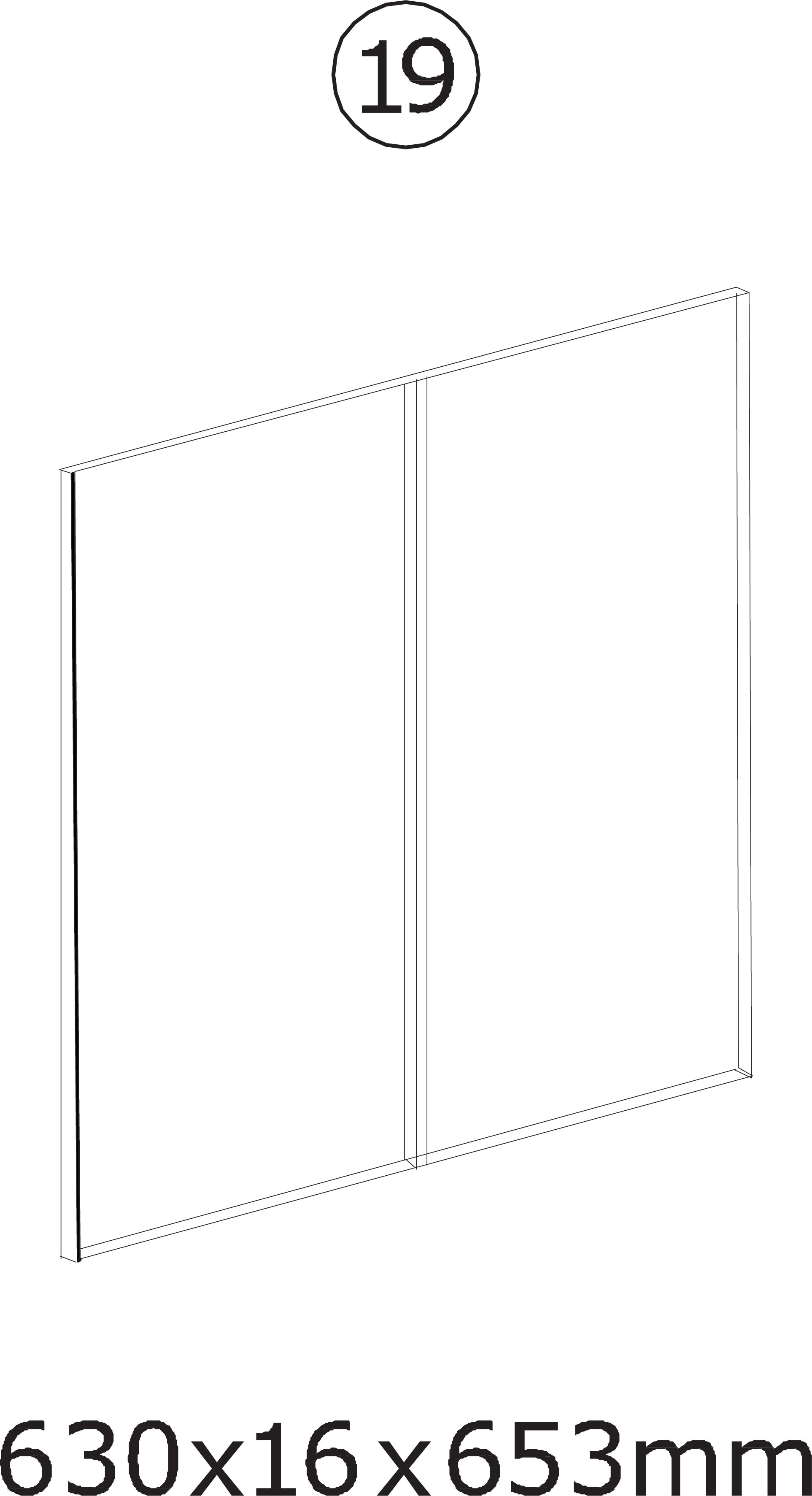 19) Förvaringssidopanel