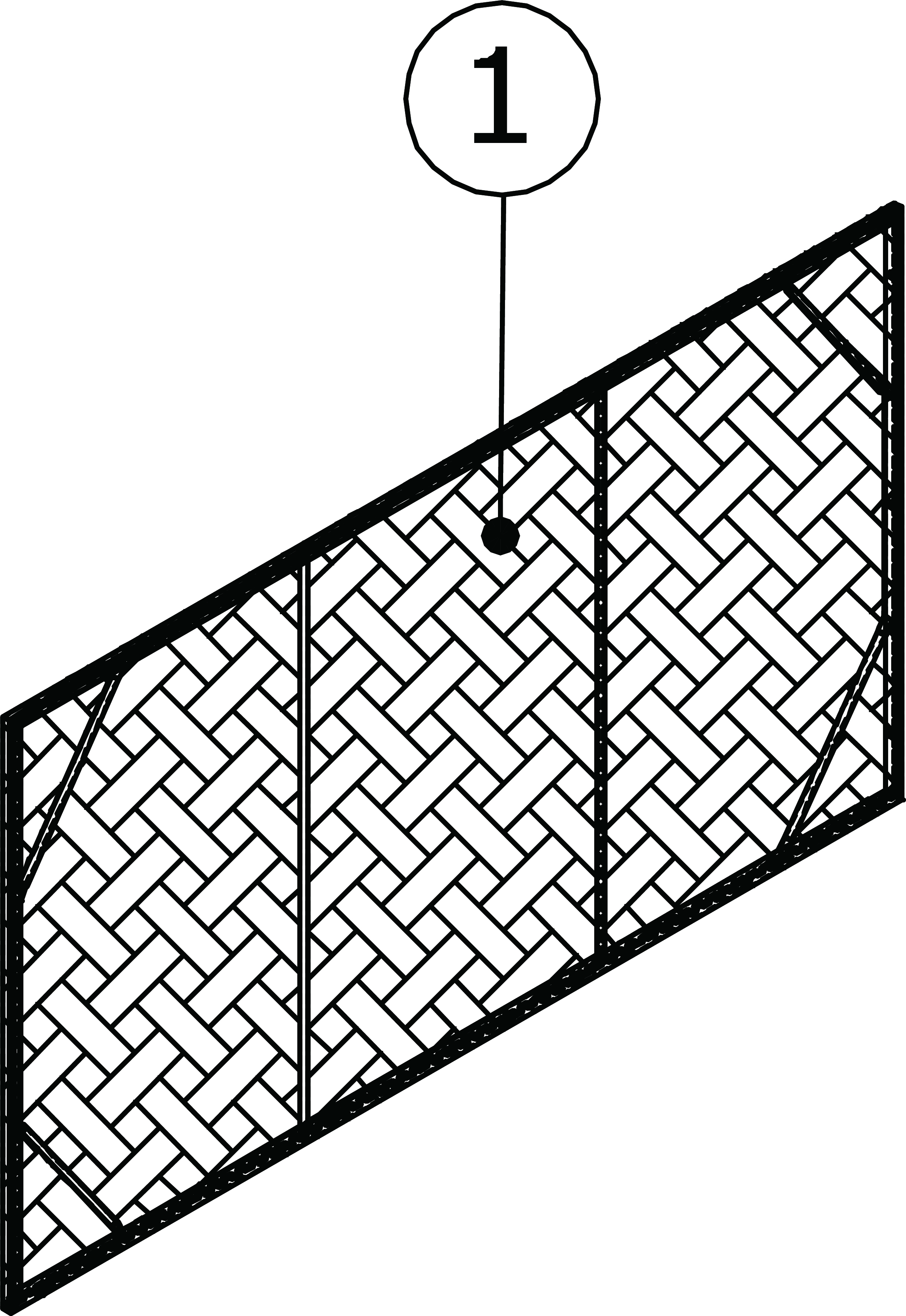 1) Storage Box Front Panel