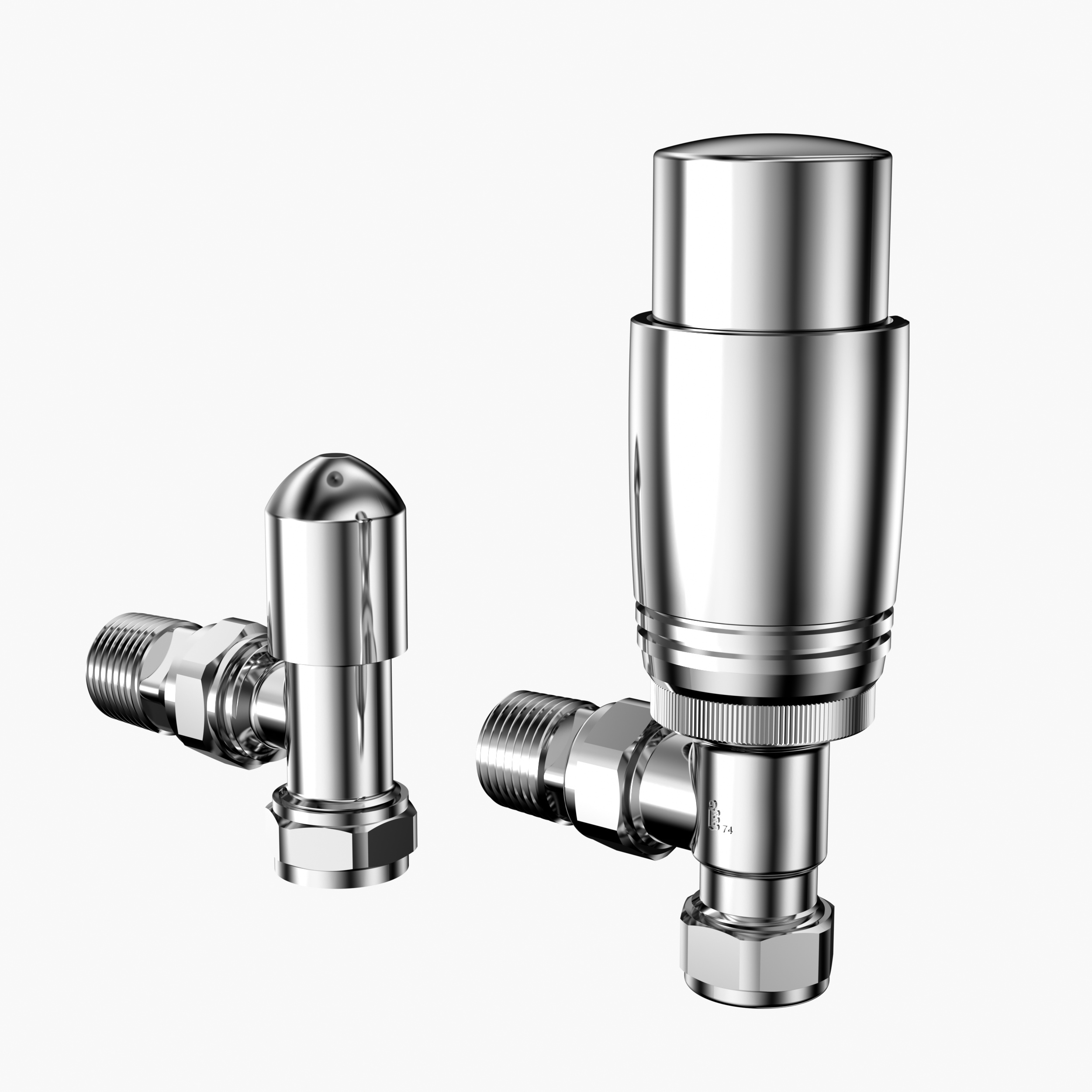 Vanne de Radiateur TRV - Chrome