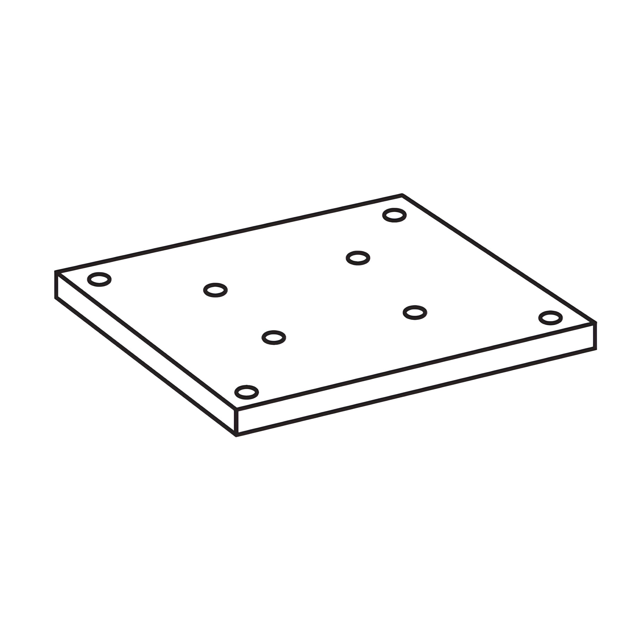 Parte de Cerca de Canto B - Base do Poste de Cerca