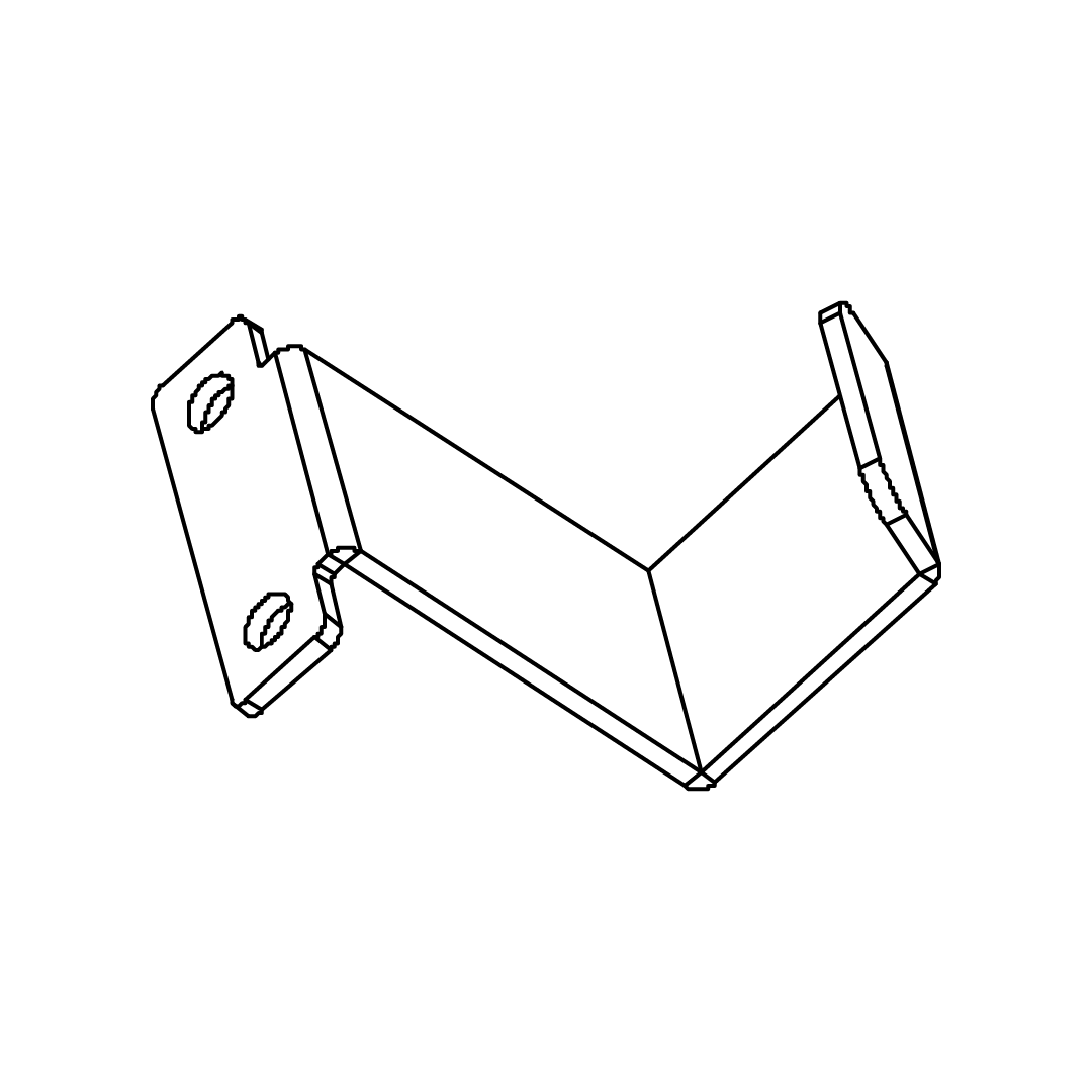 Parte 10 - Soporte de bandeja de cables (Wire Tray Bracket)
