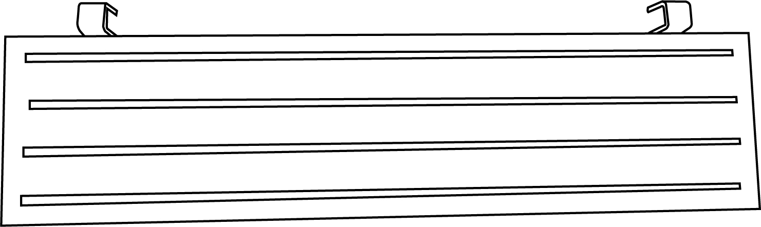 Teil G - Küchenarbeitsplatte Regal