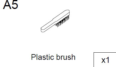 Plastikbørste
