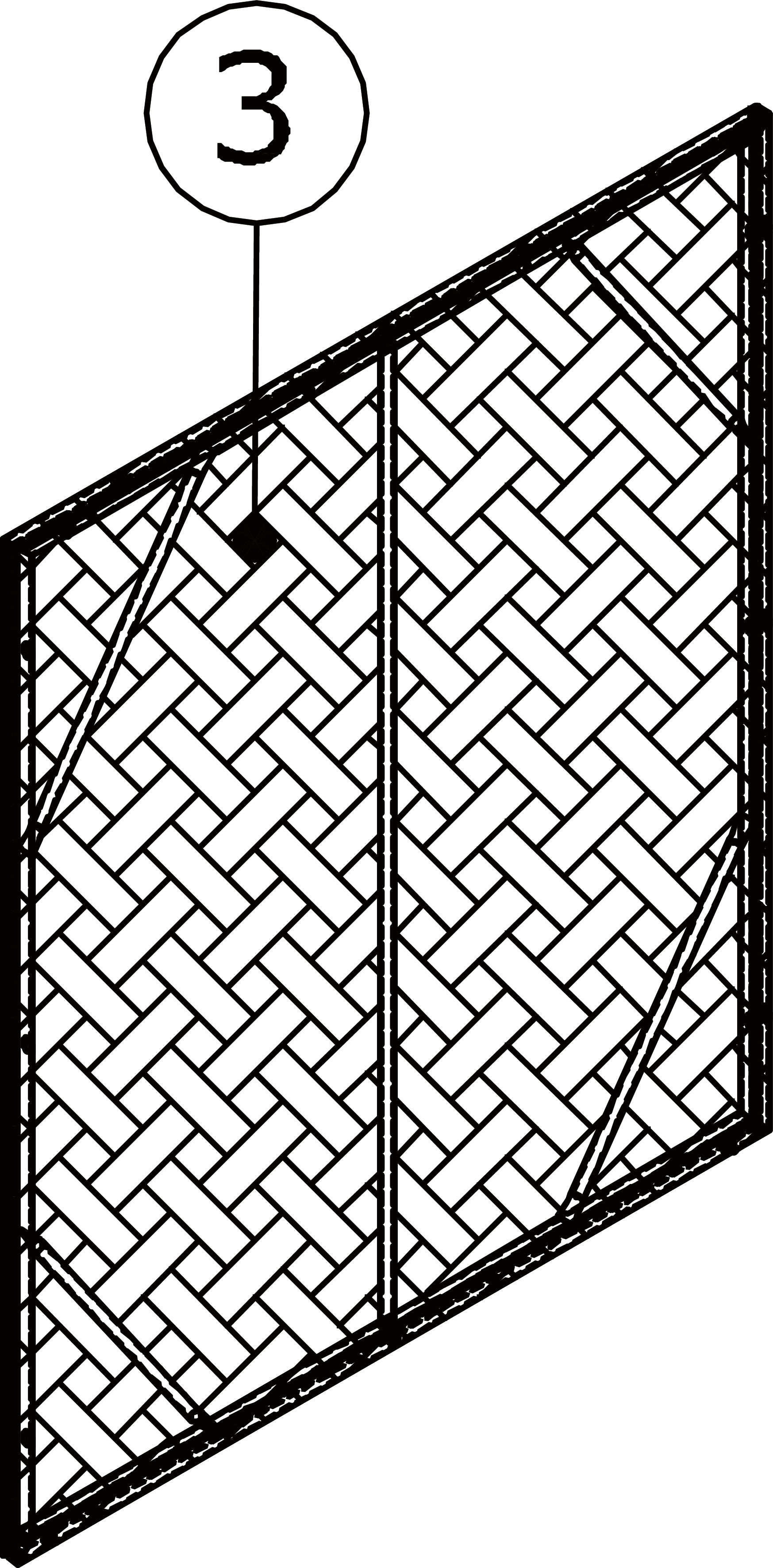 3) Storage Box Left Side Panel