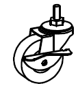 18" - Part 11 - Locking Caster Wheels