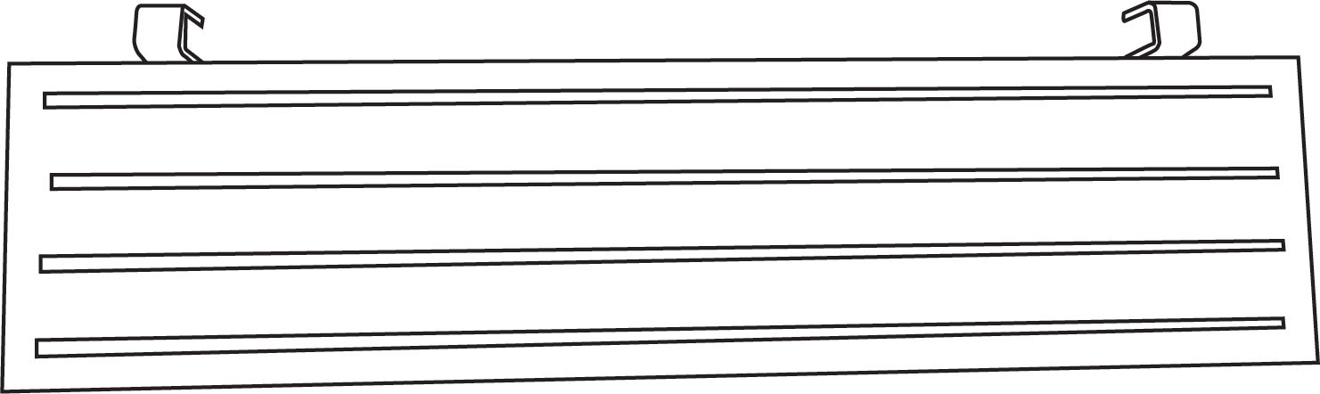 Teil G - Küchenarbeitsplatte Regal