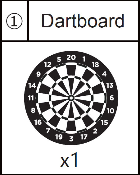 Dartskive dele - Dartskive