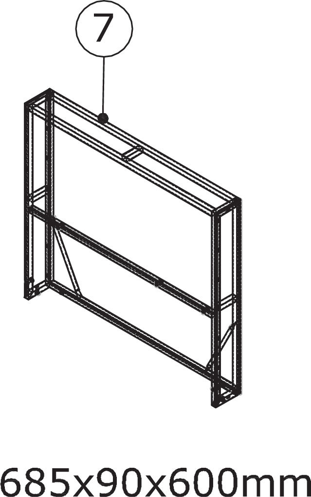 7) Stolsitsramen (Chair Seat Frame)