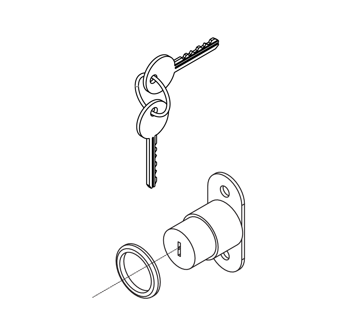 C - Fechadura da Porta