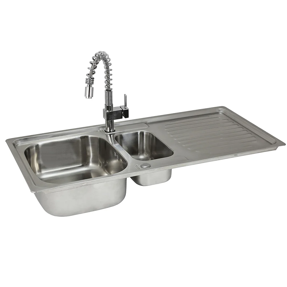 KuKoo Steel Sink and Rainbow Tap