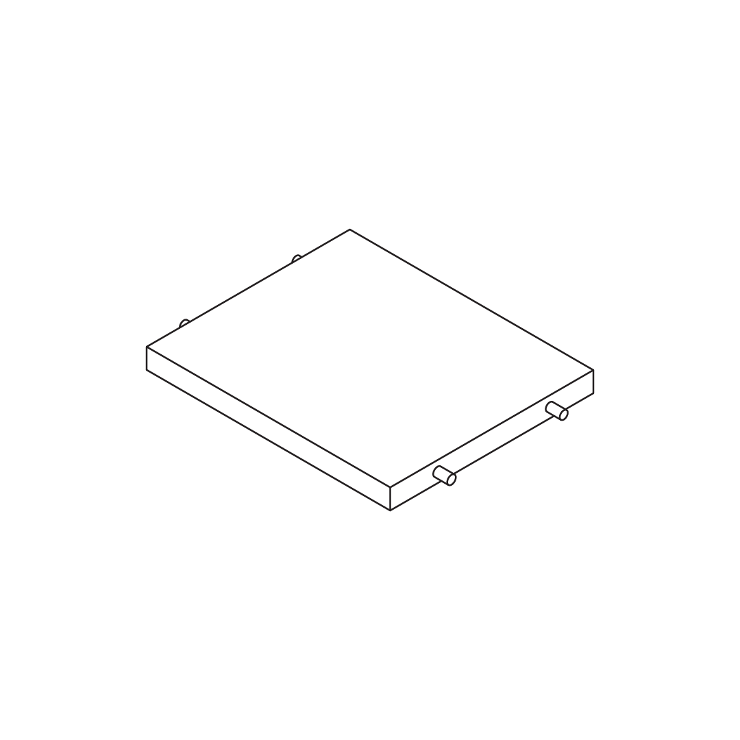 4 - Regalstützplatte