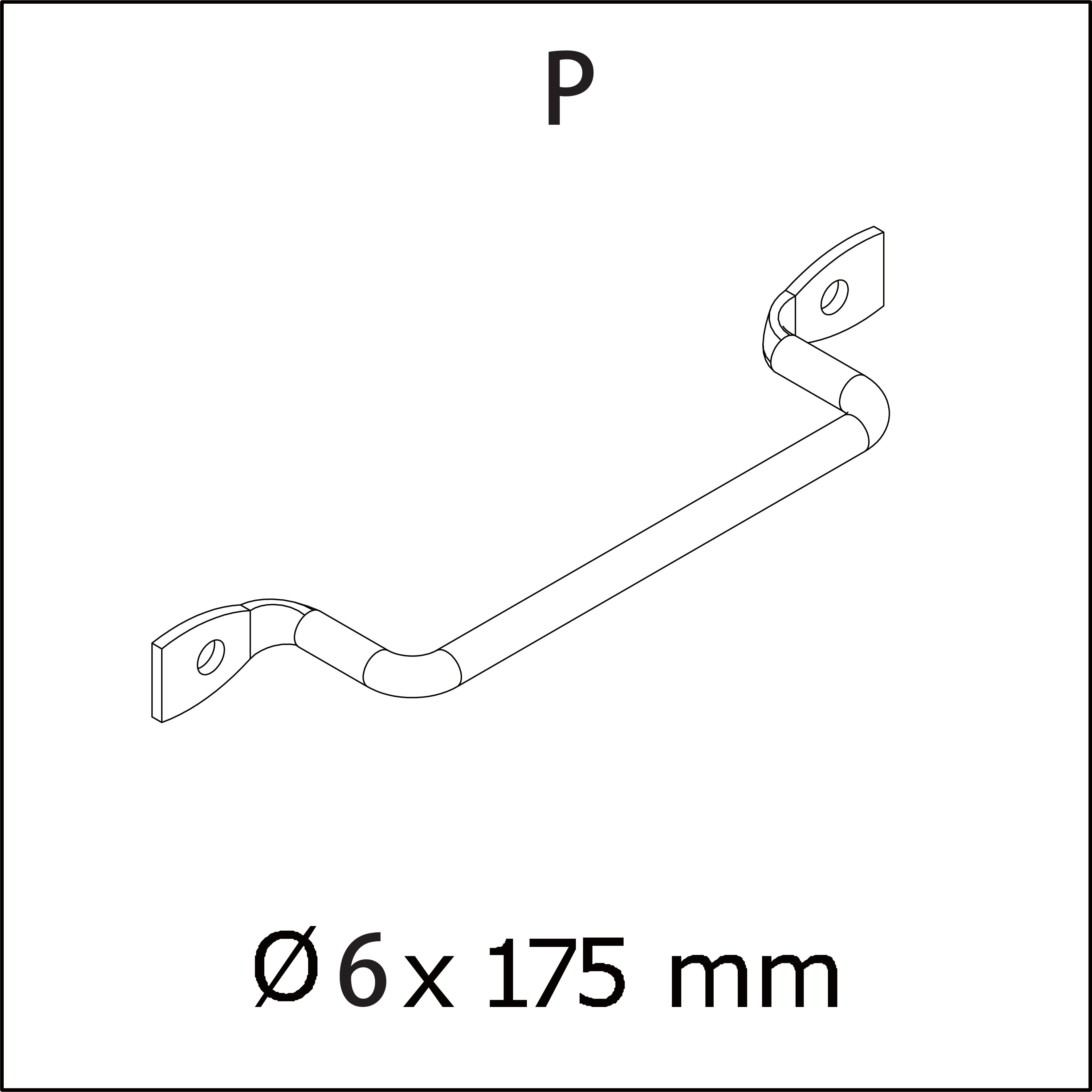 P) Storage Box Handle
