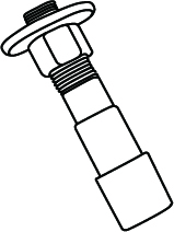Parte R - Válvula de Paragem Angulada com Ligação de 1/2"