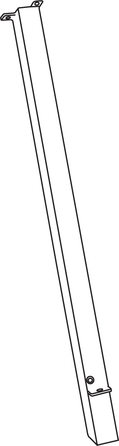 Parte B2 - Gamba del Piano del Lavello della Cucina