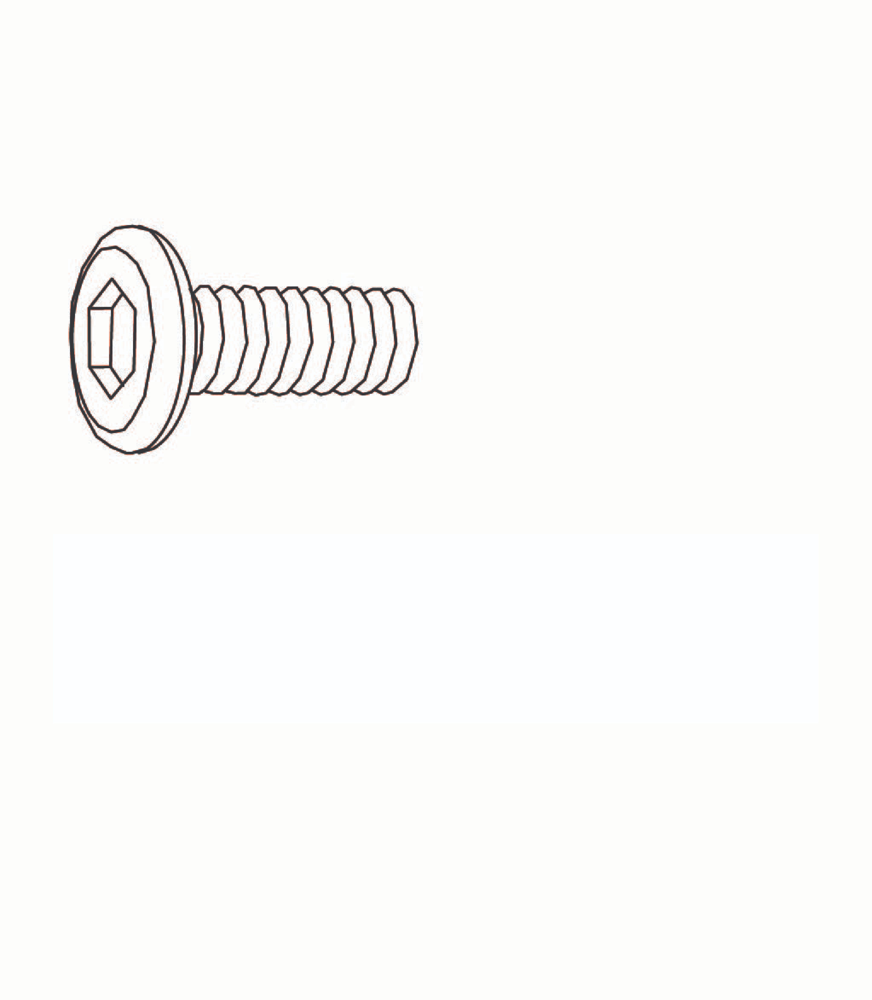 U) M6x20mm Schraube (Screw)