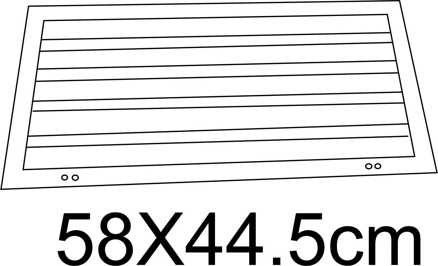 Parte F - Paraspruzzi del piano di lavoro