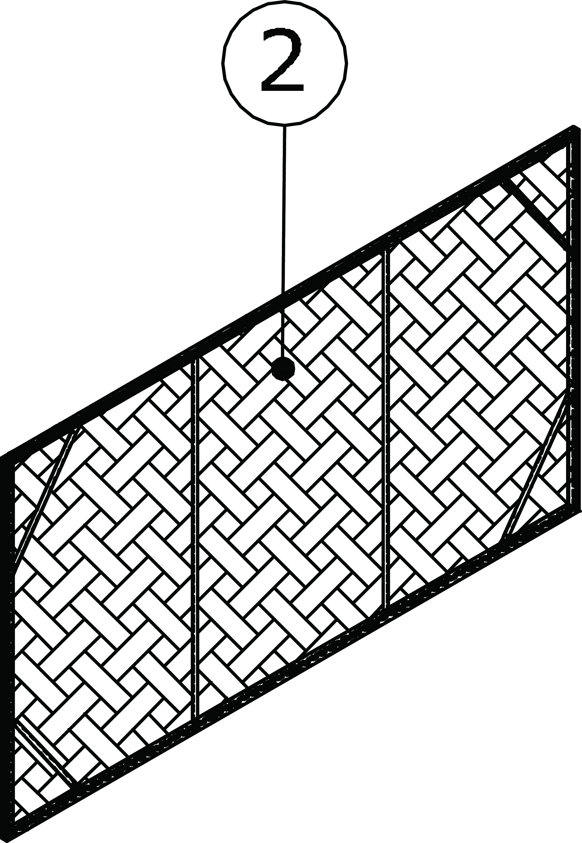 2) Storage Box Back Panel