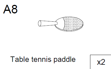 Bordtennisbat