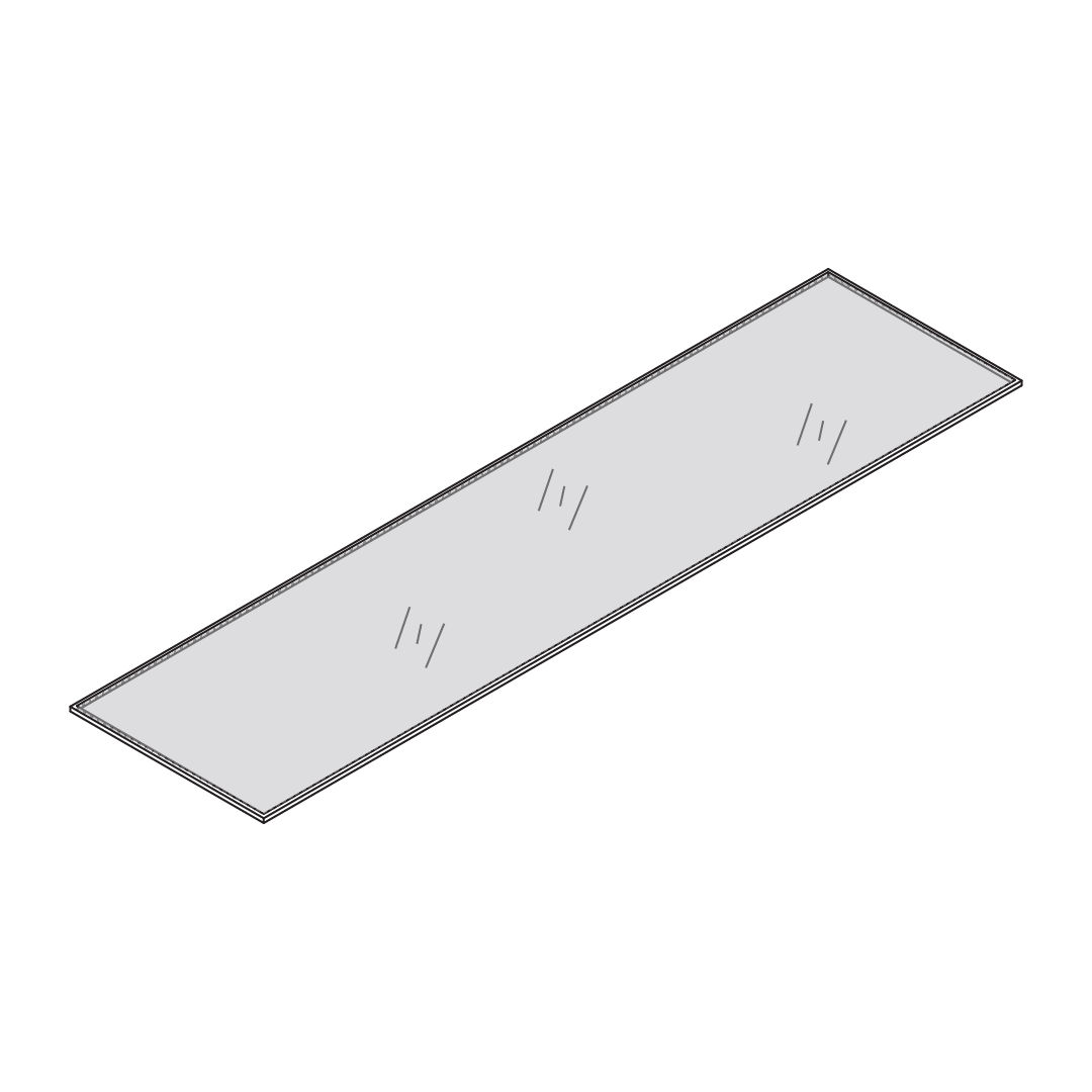 9 - Vidrio del mostrador