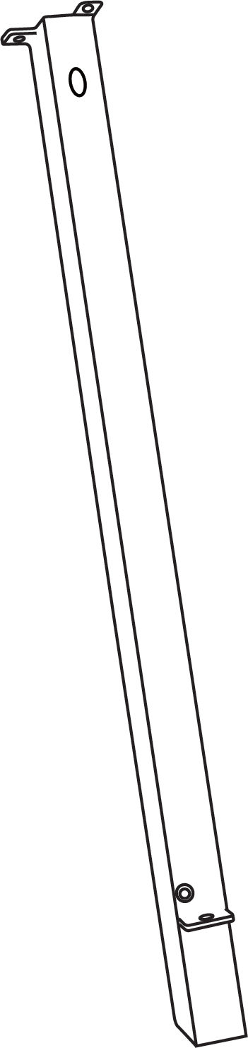 Parte B1 - Gamba del Piano del Lavello della Cucina