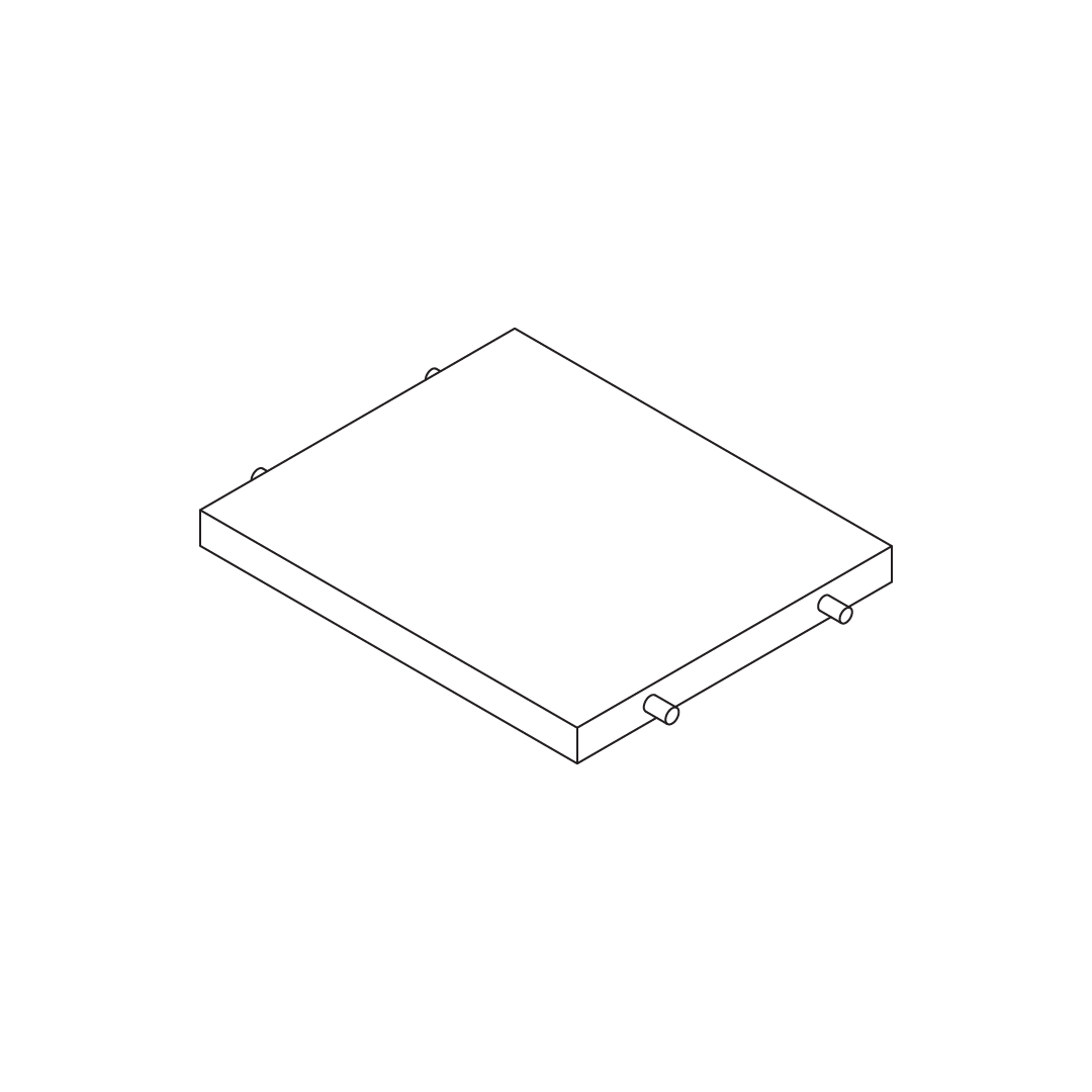 4 - Panel de soporte de estante