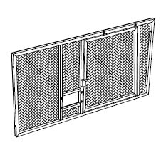 Parte del Tavolo E - Pannello Laterale con Porta