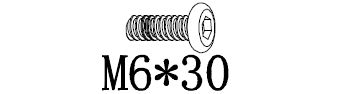 I - Screw M6x30 