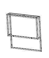 Soffdel D - Armstödets bakpanel