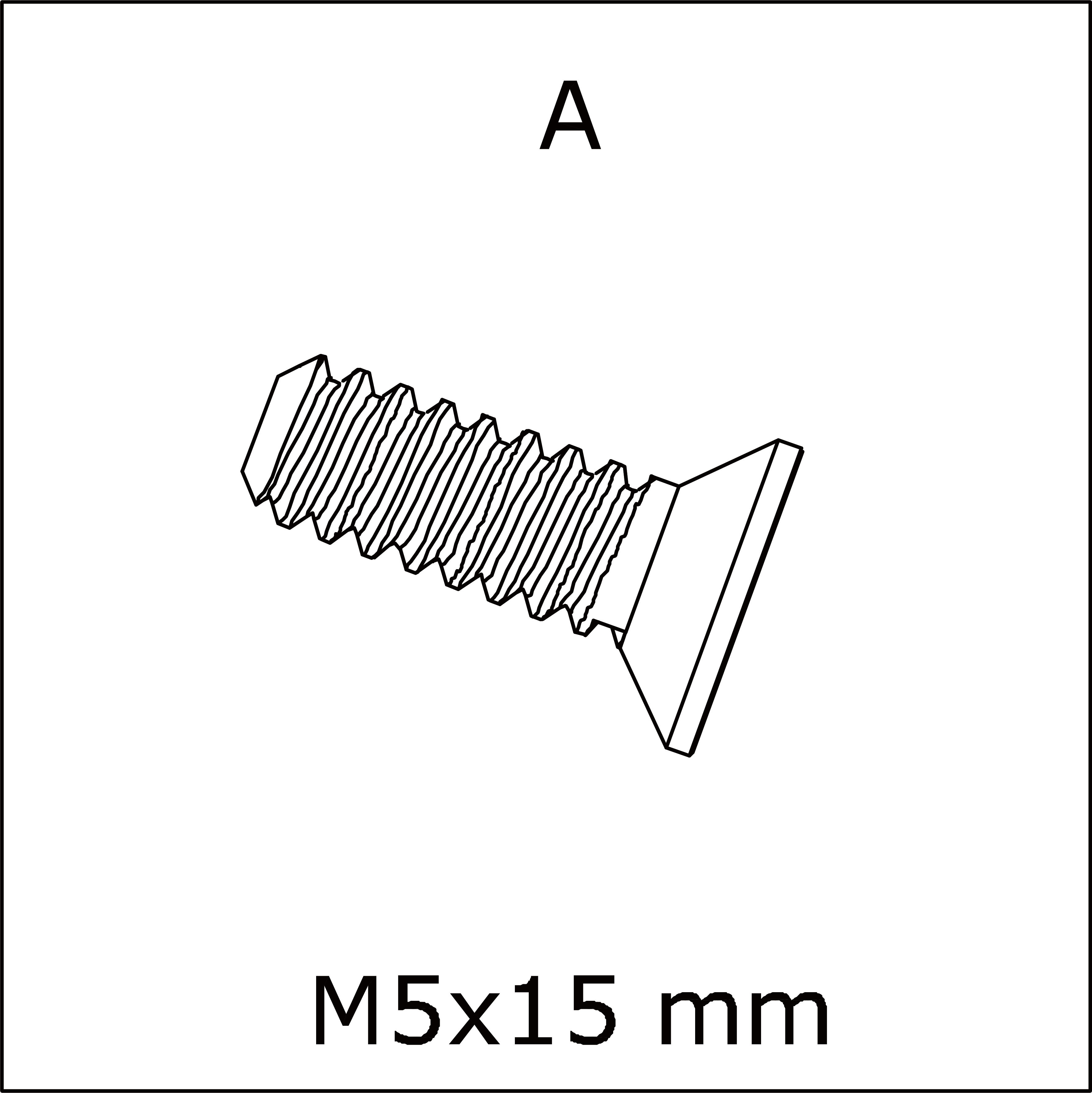 A) M5x15mm