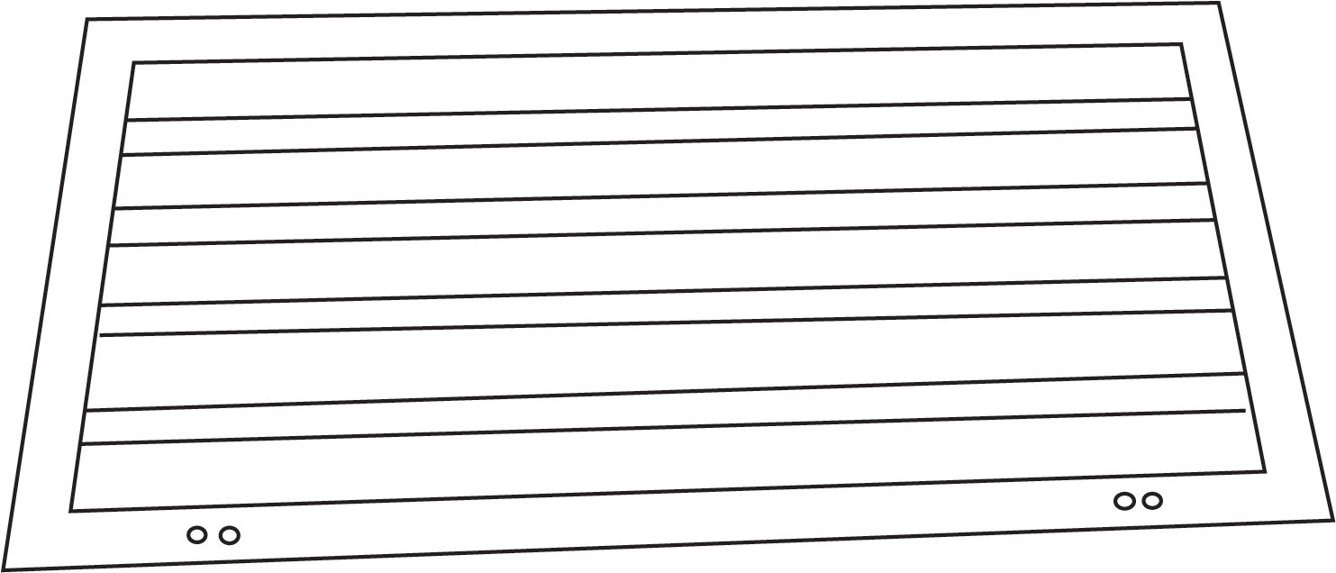 Teil E - Spritzschutz für Arbeitsplatte