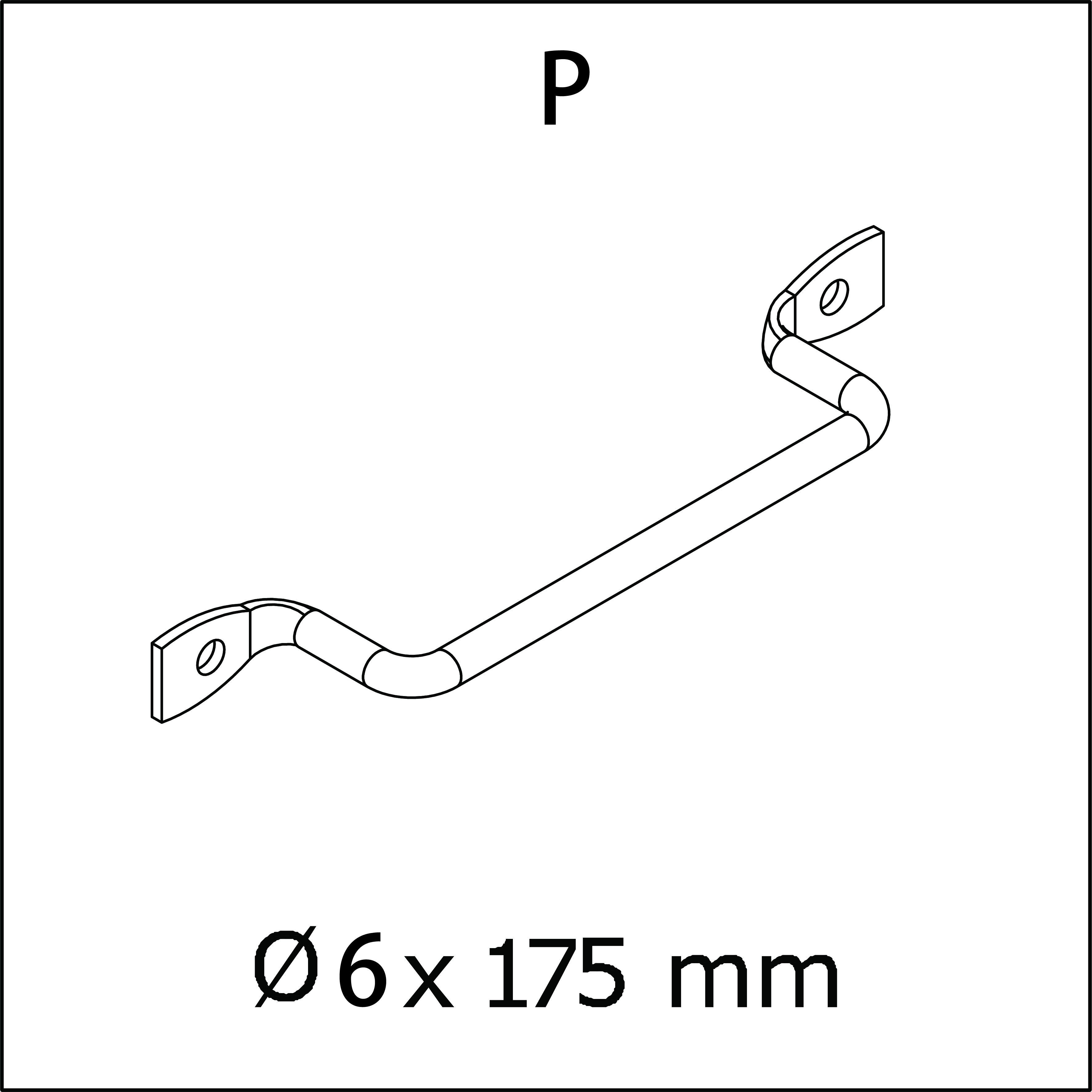P) Storage Box Handle