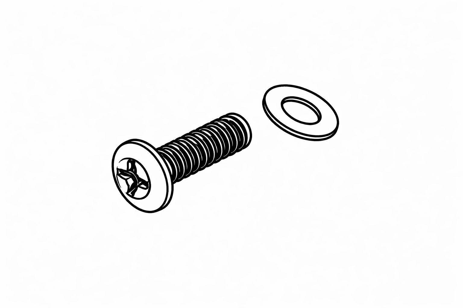 Part W - M6 x 15mm Screws and Washers