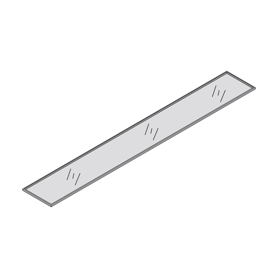 7 - Vetro del piano di lavoro