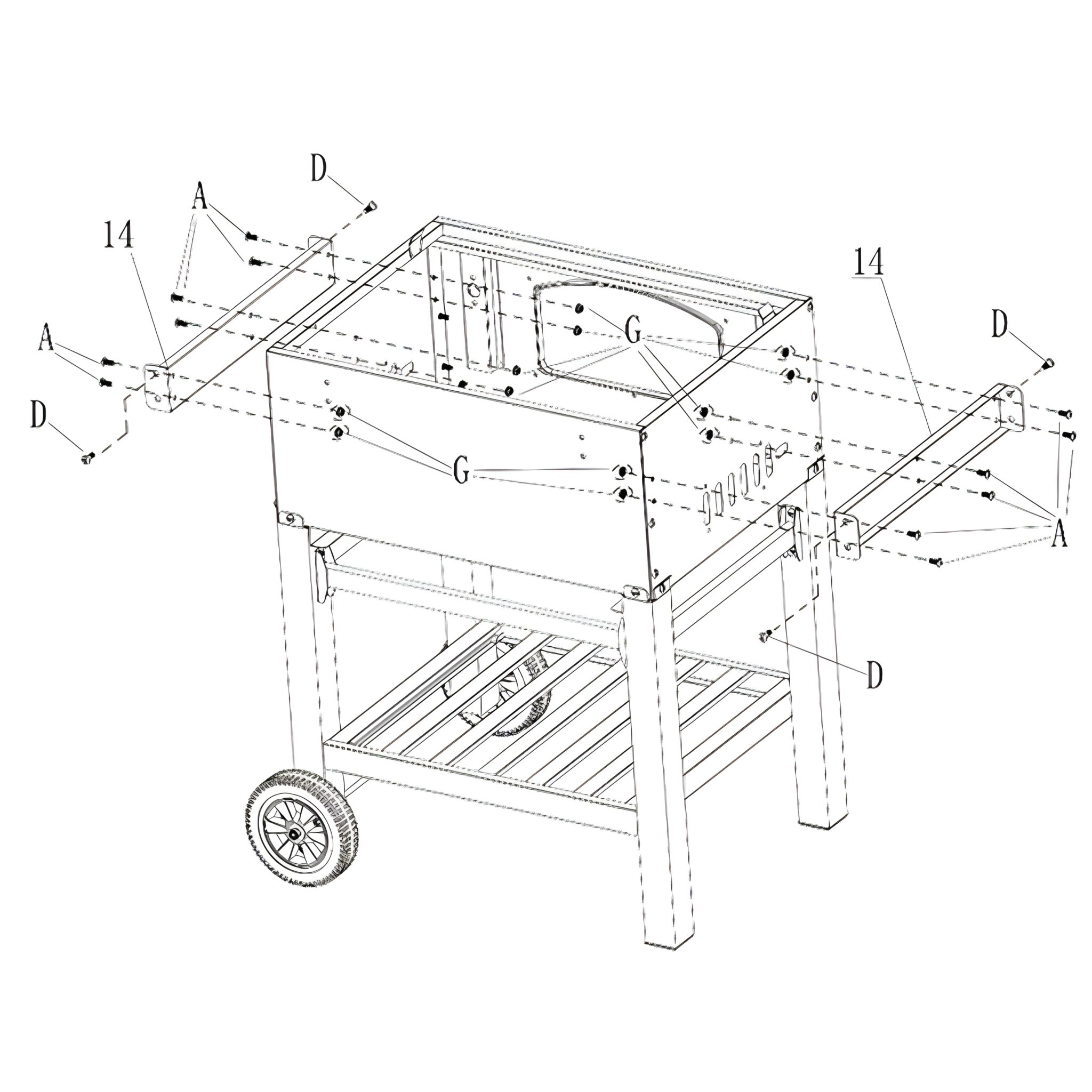 Securing Side Panel Support Bars