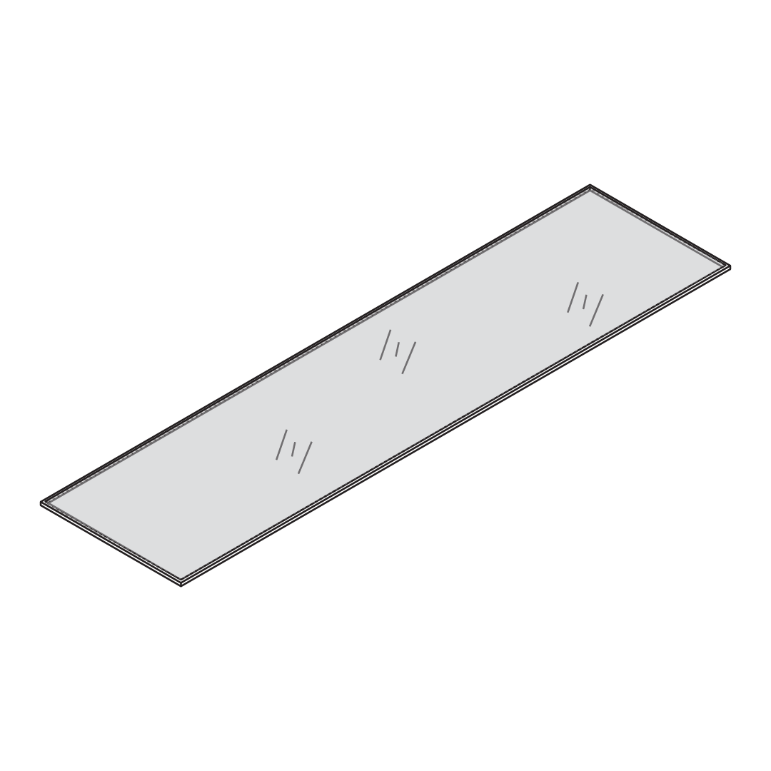 9 - Arbeitsplattenglas