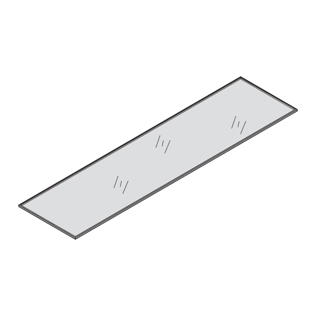 11 - Prateleira de Vidro Superior