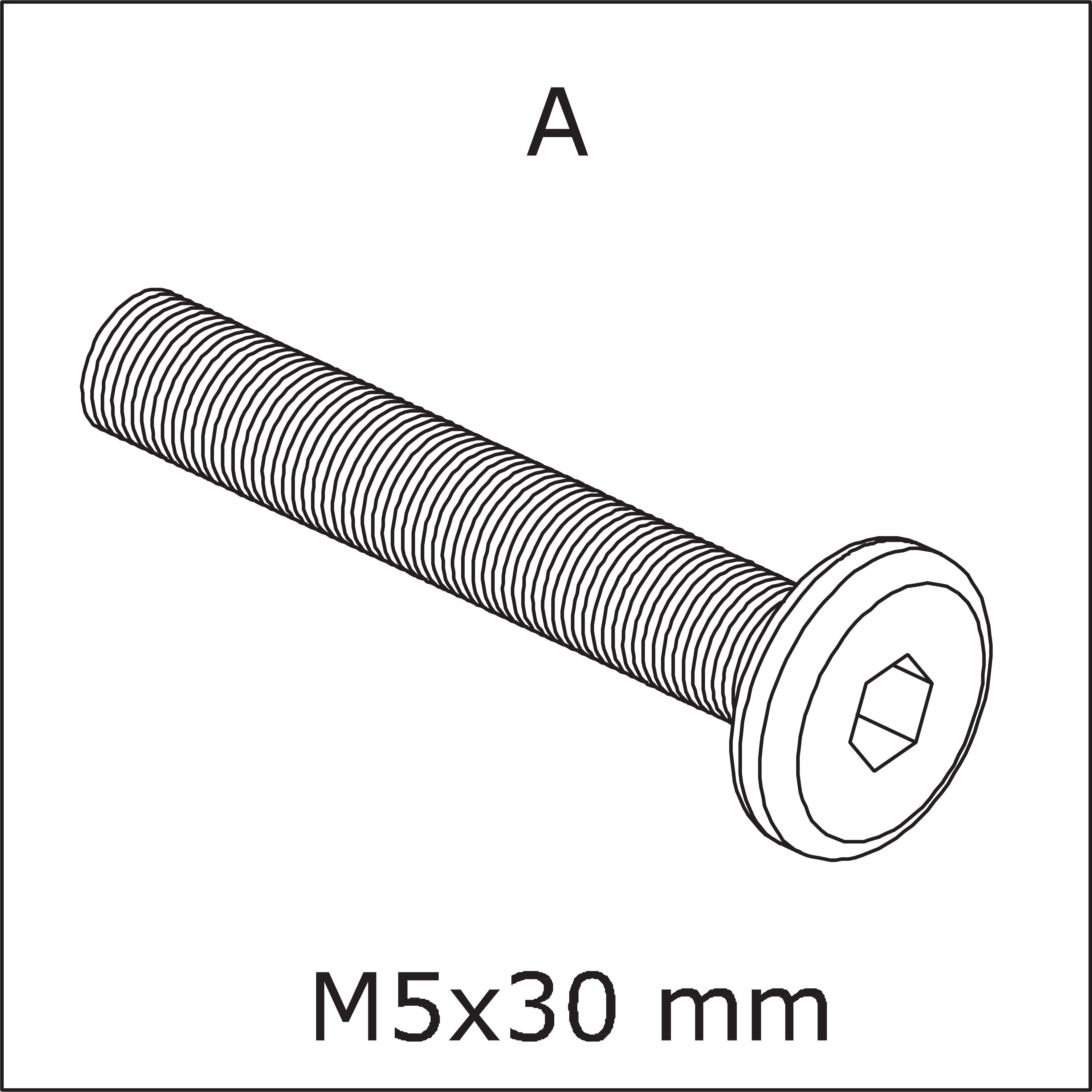 A) M5x30mm