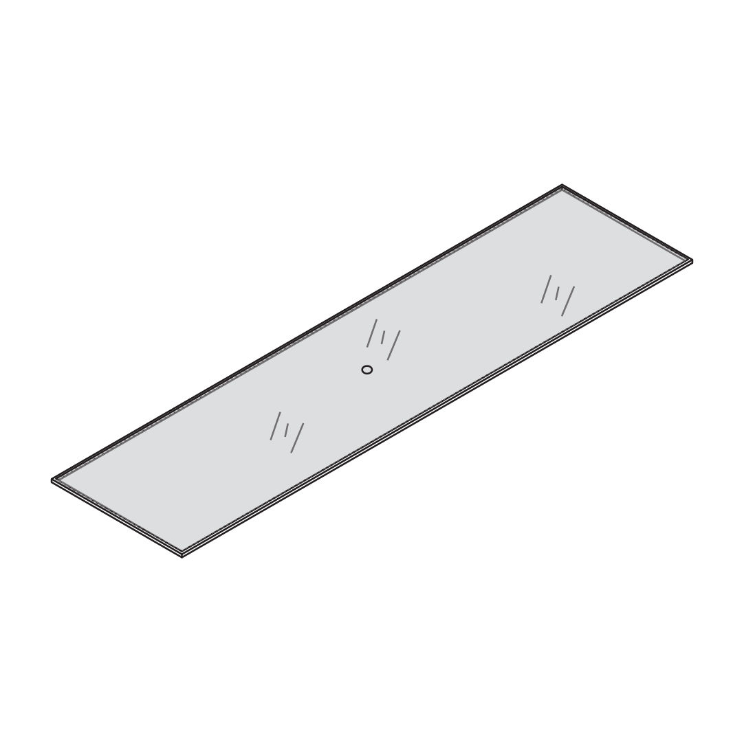 10 - Prateleira de Vidro Inferior