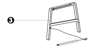 Del 3 - Höger armstöd med gasfjäder
