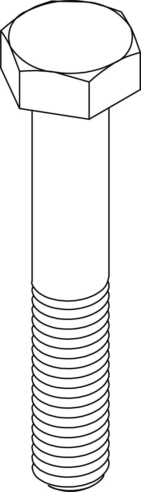 Boulon à tête hexagonale M6x30
